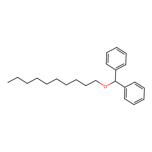 1,1'-[(Decyloxy)methanediyl]dibenzene structure