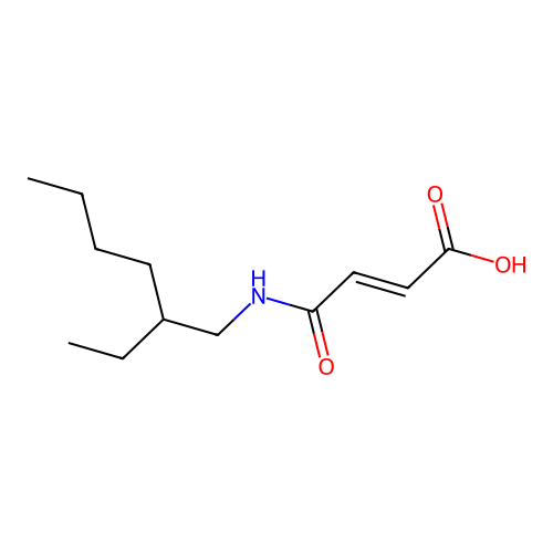 4-((2-Ethylhexyl)amino)-4-oxoisocrotonic acid structure