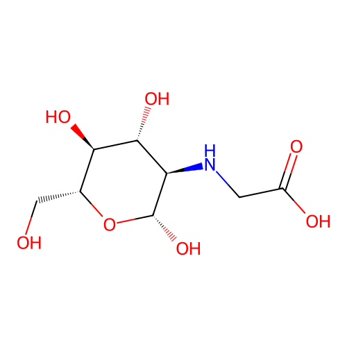 N-Carboxymethylglucosamine structure