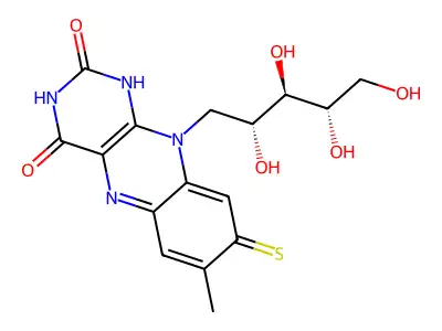 8-Mercaptoriboflavin structure