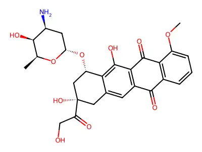 11-Deoxyadriamycin structure