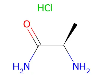 (2R)-2-Aminopropanamide hydrochloride structure