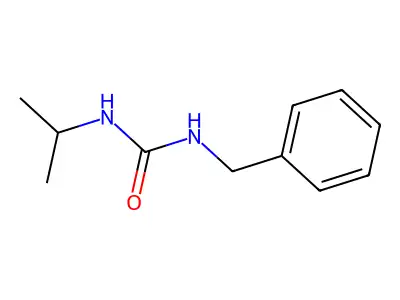 Urea, N-(1-methylethyl)-N'-(phenylmethyl)- structure