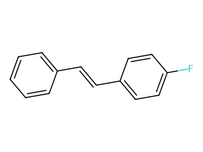 1-Fluoro-4-(2-phenylethenyl)benzene structure