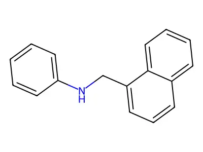 N-(naphthalen-1-ylmethyl)aniline structure