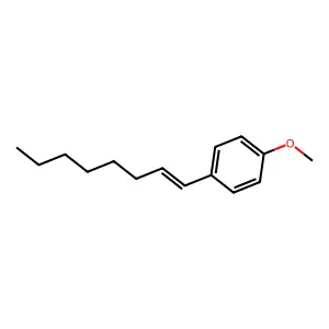 p-(1-Octenyl)anisole structure
