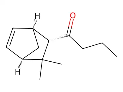 1-Butanone, 1-(3,3-dimethylbicyclo(2.2.1)hept-5-en-2-yl)- structure