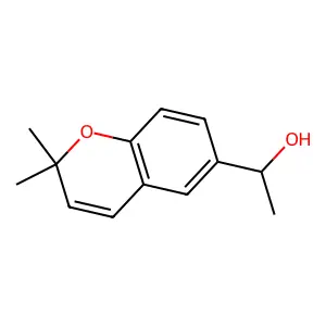 6-(1-Hydroxyethyl)-2,2-dimethyl-2H-1-benzopyran structure