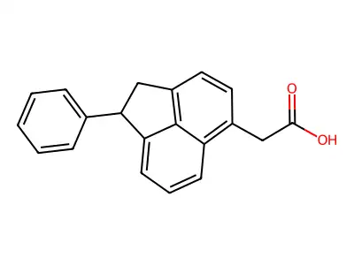 5-Acenaphtheneacetic acid, 1-phenyl- structure
