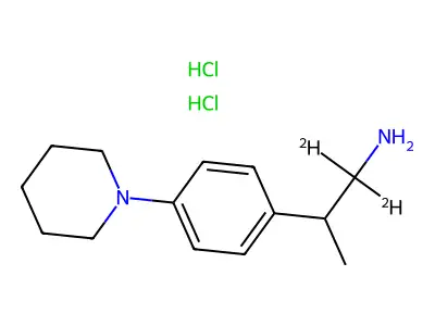 C14H20D2N2.2ClH.1/4H2O structure