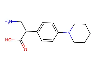 L-Phenylalanine, 4-(1-piperidinyl)-, beta- structure