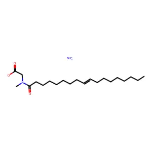 Glycine, N-methyl-N-(1-oxo-9-octadecen-1-yl)-, ammonium salt (1:1) structure