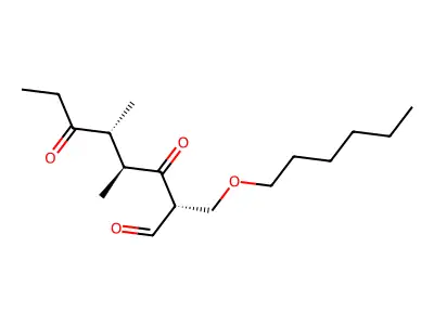 1,3,6-Trioxocane, 2-((hexyloxy)methyl)dimethyl- structure