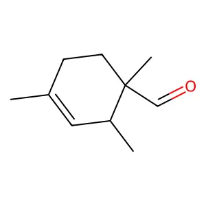 3-Cyclohexene-1-carboxaldehyde, 1,2,4(or 1,3,5)-trimethyl- structure