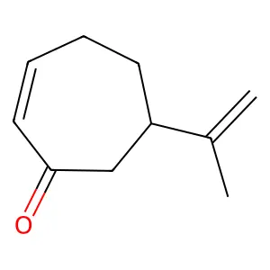 6-(Prop-1-en-2-yl)cyclohept-2-en-1-one structure