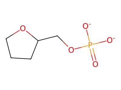 [(R)-furan-2-yl(hydroxy)methyl] dihydrogen phosphate structure
