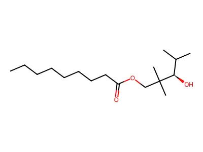 Nonanoic acid, ester with 2,2,4-trimethyl-1,3-pentanediol structure