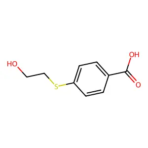 4-[(2-Hydroxyethyl)thio]benzoic acid structure