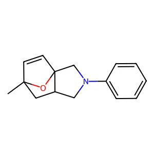 3a,6-Epoxy-3aH-isoindole, 1,2,3,6,7,7a-hexahydro-6-methyl-2-phenyl- structure