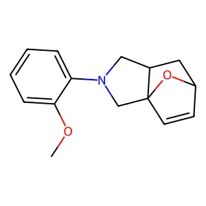 3a,6-Epoxy-3ah-isoindole, 1,2,3,6,7,7a-hexahydro-2-(2-methoxyphenyl)- structure