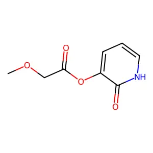 (2-oxo-1H-pyridin-3-yl) 2-methoxyacetate structure