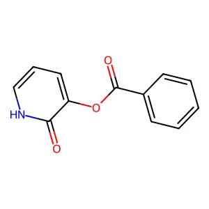 (2-oxo-1H-pyridin-3-yl) benzoate structure