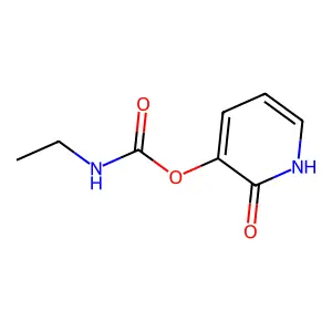 Carbamic acid, ethyl-, 1,2-dihydro-2-oxo-3-pyridinyl ester structure