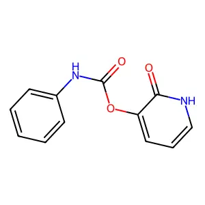2(1H)-Pyridinone, 3-[[(phenylamino)carbonyl]oxy]- structure