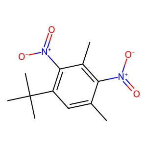 1-(1,1-Dimethylethyl)-3,5-dimethyl-2,4-dinitrobenzene structure