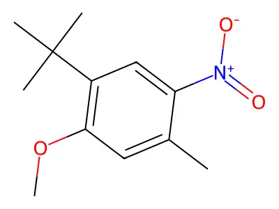 Benzene, 1-(1,1-dimethylethyl)-2-methoxy-4-methyl-5-nitro- structure