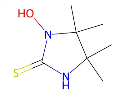 1-Hydroxy-4,4,5,5-tetramethylimidazolidine-2-thione structure