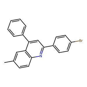 2-(4-Bromophenyl)-6-methyl-4-phenylquinoline structure