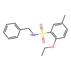 N-benzyl-2-ethoxy-5-methylbenzenesulfonamide structure