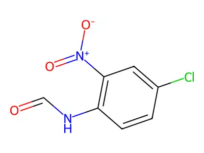 N-(4-chloro-2-nitrophenyl)formamide structure