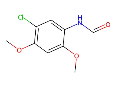 Formamide, N-(5-chloro-2,4-dimethoxyphenyl)- structure