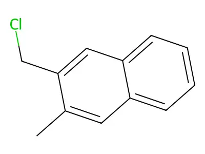 2-(Chloromethyl)-3-methylnaphthalene structure