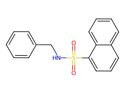 N-benzylnaphthalene-1-sulfonamide structure