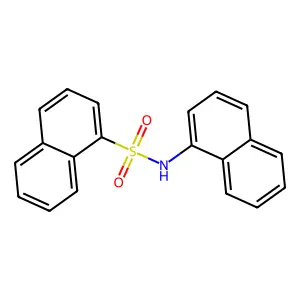 N-(1-naphthyl)-1-naphthalenesulfonamide structure