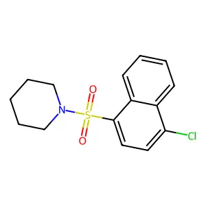 1-((4-Chloronaphthalen-1-yl)sulfonyl)piperidine structure