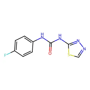 1-(4-Fluorophenyl)-3-(1,3,4-thiadiazol-2-yl)urea structure