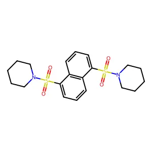 1,5-Bis(piperidin-1-ylsulfonyl)naphthalene structure