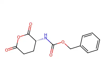 benzyl N-[(3S)-2,6-dioxooxan-3-yl]carbamate structure