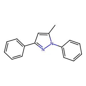 5-methyl-1,3-diphenyl-1H-pyrazole structure