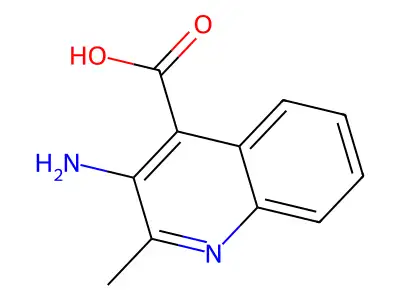 3-Amino-2-methylquinoline-4-carboxylic acid structure