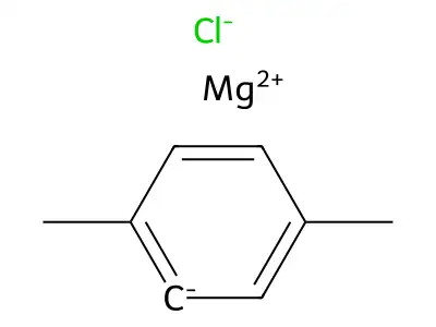 Chloro(2,5-dimethylphenyl)magnesium structure