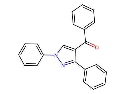 Ketone, 1,3-diphenylpyrazol-4-yl phenyl structure