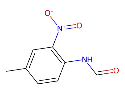 2'-Nitro-para-formotoluidide structure