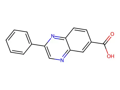 2-phenylquinoxaline-6-carboxylic Acid structure