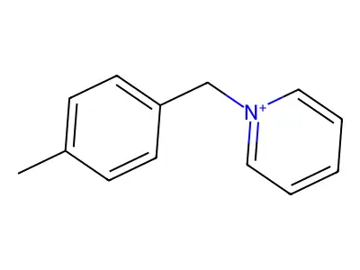 1-[(4-Methylphenyl)methyl]pyridin-1-ium structure