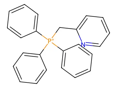 Triphenyl(2-pyridinylmethyl)phosphonium structure